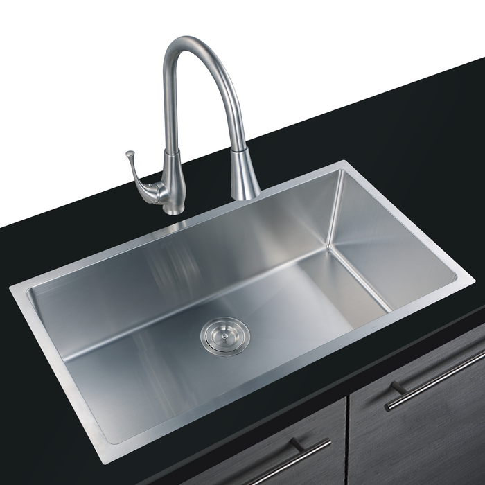 KDK-3219S Undermount Single Bowl Stainless Steel Kitchen Sink 32‘’*19‘’*10‘’