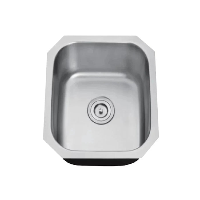 1816 Kitchen Sink Faucet, Stainless Steel Single Bowl Kitchen Sink 18Gauge