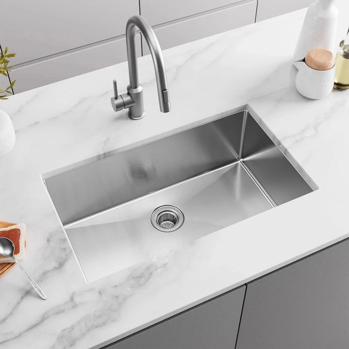 KDK-3018S Undermount Single Bowl Stainless Steel Kitchen Sink 30‘’*18‘’*10‘’