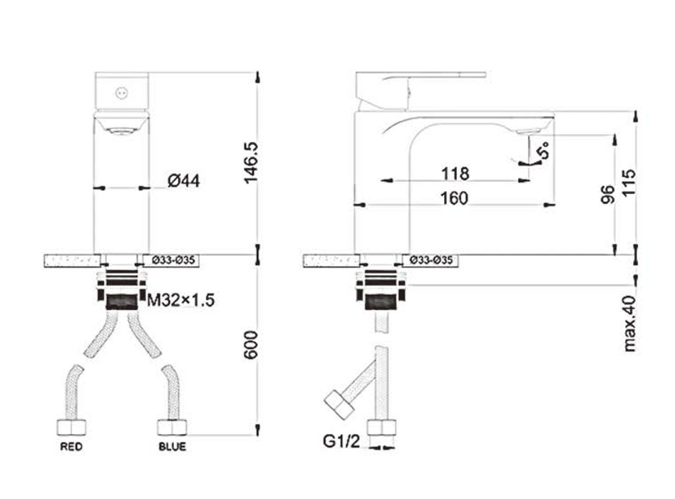 F03  Bathroom Faucet